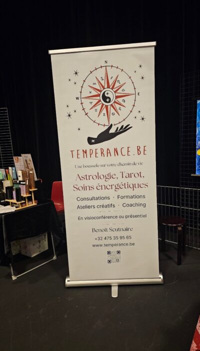 Stand TEMPERANCE.BE au Salon du Bien-être à Tubize